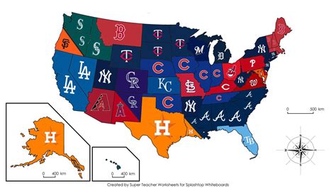 mlb baseball teams by state